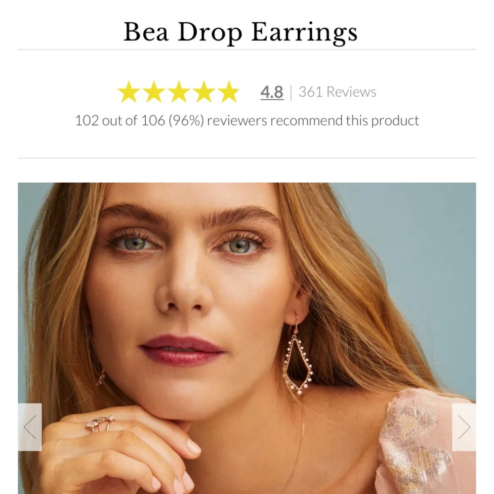 Kendra Scott Bea Drop Earrings in gold